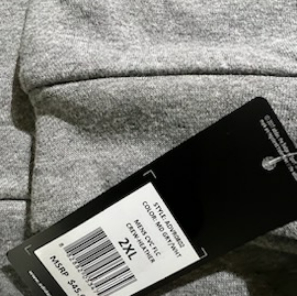 adidas Men's Essentials Fleece Big Logo Sweatshirt - Picture 6 of 6